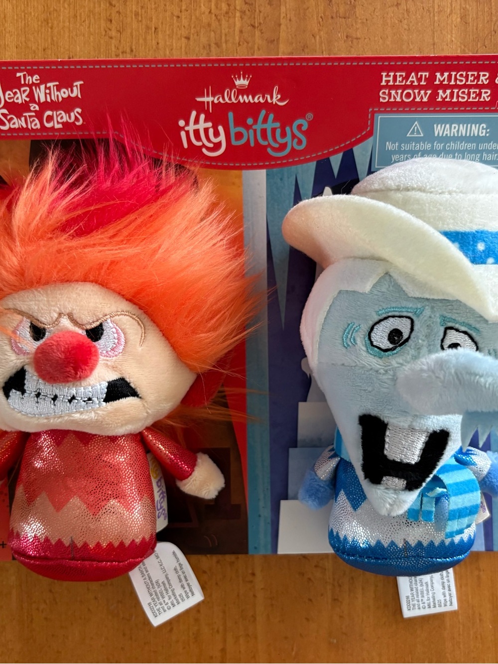 Hallmark Itty Bittys The Year Without a Santa Claus Heat Miser & Snow Miser